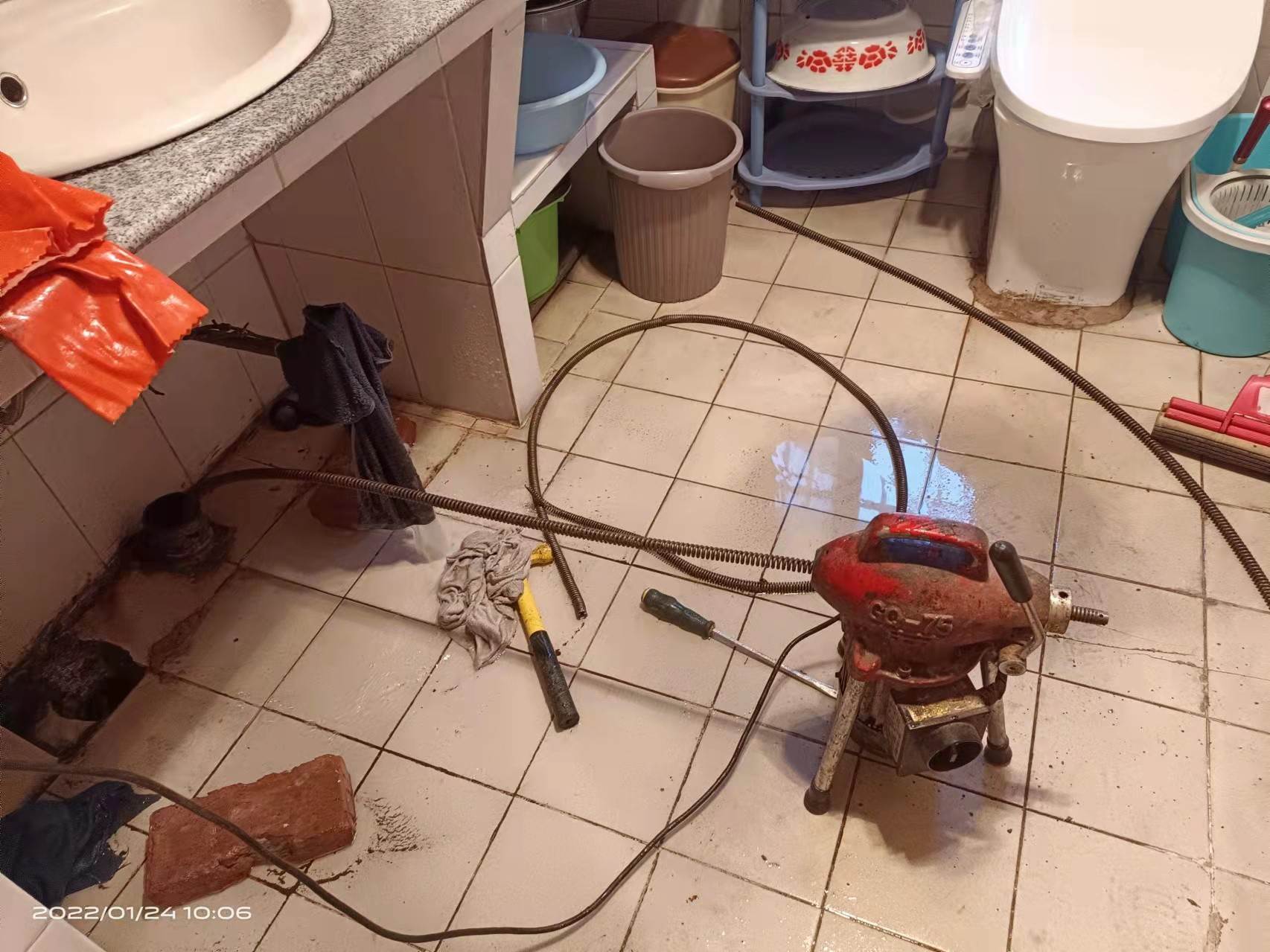 三亚疏通厨房下水道,地漏疏通